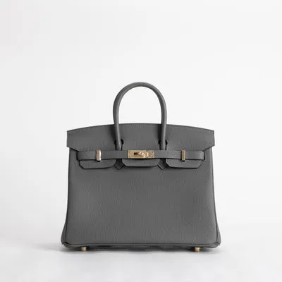 BIRKIN 25 TOGO LEATHER GRIS MEYER WITH GOLD HARDWARE (GHW) - 1