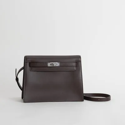 KELLY DANSE EVERCOLOR LEATHER CHOCOLAT WITH PALLADIUM HARDWARE (PHW) - 2