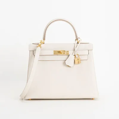 KELLY 28 TOGO LEATHER CRAIE WITH GOLD HARDWARE (GHW) - 1