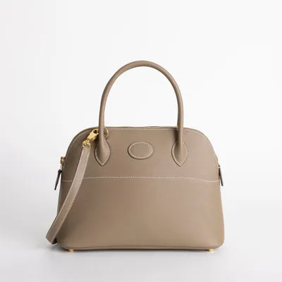 BOLIDE 27 EPSOM LEATHER  ETOUPE WITH GOLD HARDWARE (GHW) - 1