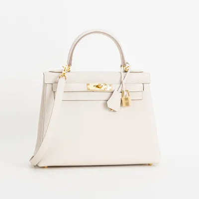 KELLY 28 TOGO LEATHER CRAIE WITH GOLD HARDWARE (GHW) - 2