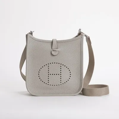 MINI EVELYNE (TPM) CLEMENCE LEATHER BETON WITH PALLADIUM HARDWARE (PHW) - 1