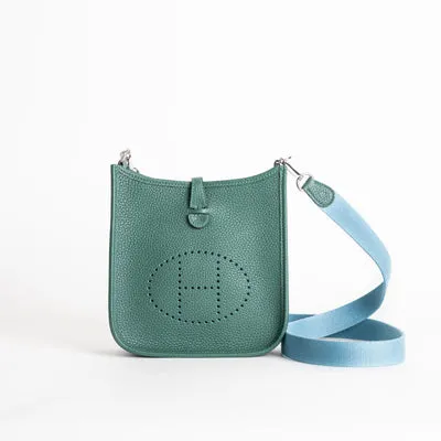 MINI EVELYNE (TPM) CLEMENCE LEATHER MALACHITE WITH PALLADIUM HARDWARE (PHW) - 1