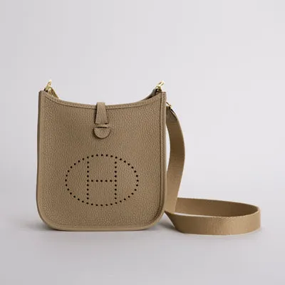 MINI EVELYNE (TPM) CLEMENCE LEATHER CHAI WITH GOLD HARDWARE (GHW) - 1