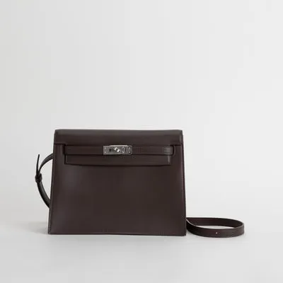 KELLY DANSE EVERCOLOR LEATHER CHOCOLAT WITH PALLADIUM HARDWARE (PHW) - 1