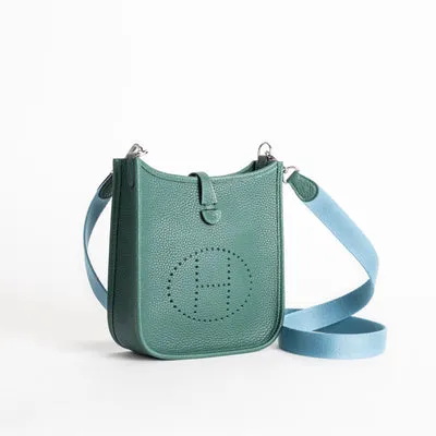 MINI EVELYNE (TPM) CLEMENCE LEATHER MALACHITE WITH PALLADIUM HARDWARE (PHW) - 2