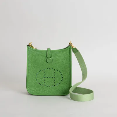 MINI EVELYNE (TPM) CLEMENCE LEATHER BAMBOO WITH GOLD HARDWARE (GHW) - 1