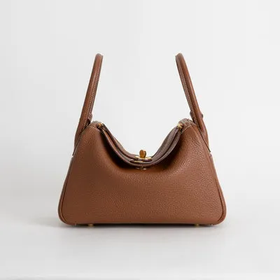 LINDY 26 CLEMENCE LEATHER GOLD WITH GOLD HARDWARE (GHW) - 1