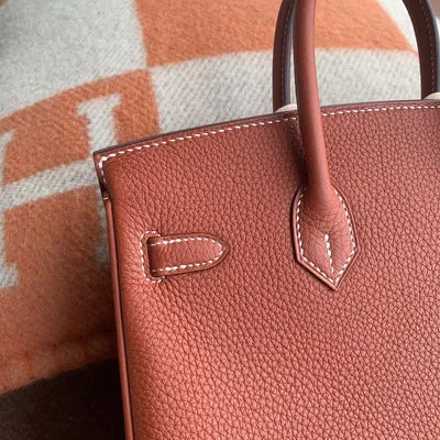 BIRKIN 25 TOGO LEATHER 4E SIENNA BROWN WITH GOLD HARDWARE (GHW) - 4