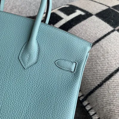 BIRKIN 25 TOGO LEATHER BLUE CIEL WITH GOLD HARDWARE (GHW) - 3