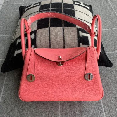LINDY 26 CLEMENCE LEATHER ROSE AZALEE WITH PALLADIUM HARDWARE (PHW) - 1