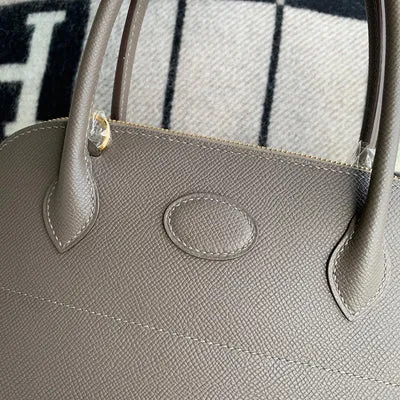 BOLIDE 27 EPSOM LEATHER GRIS ETAIN WITH GOLD HARDWARE (GHW) - 3