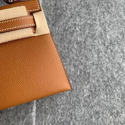 MINI KELLY II (20) EPSOM LEATHER GOLD WITH PALLADIUM HARDWARE (PHW) - 3