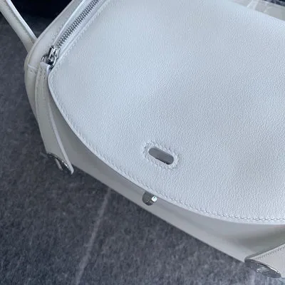 LINDY 26 SWIFT LEATHER BLANC (WHITE) WITH PALLADIUM HARDWARE (PHW) - 3