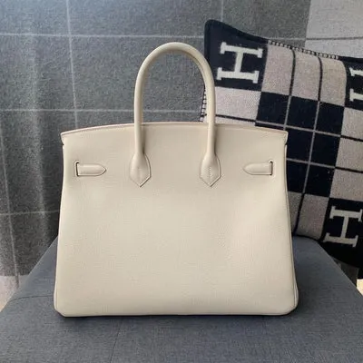 BIRKIN 35 TOGO LEATHER CRAIE WITH GOLD HARDWARE (GHW) - 2