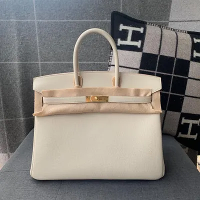BIRKIN 35 TOGO LEATHER CRAIE WITH GOLD HARDWARE (GHW) - 1