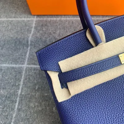 BIRKIN 25 TOGO LEATHER BLUE ENCRE WITH GOLD HARDWARE (GHW) - 3