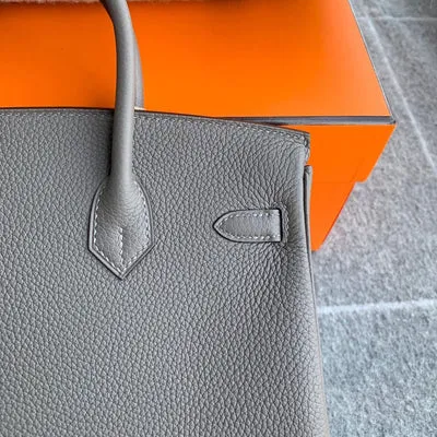 BIRKIN 25 TOGO LEATHER ETAIN WITH GOLD HARDWARE (GHW) - 3