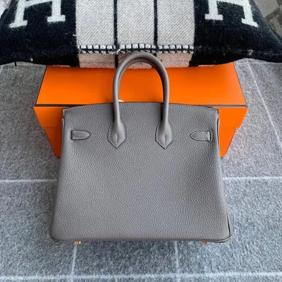 BIRKIN 25 TOGO LEATHER ETAIN WITH GOLD HARDWARE (GHW) - 2