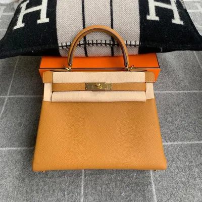 KELLY 28 TOGO LEATHER SESAME WITH GOLD HARDWARE (GHW) - 1