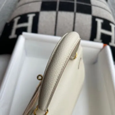 KELLY 25 TOGO LEATHER CRAIE WITH GOLD HARDWARE (GHW) - 5