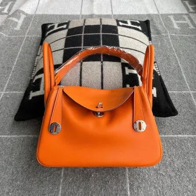 LINDY 26 SWIFT LEATHER ORANGE WITH PALLADIUM HARDWARE (PHW) - 1