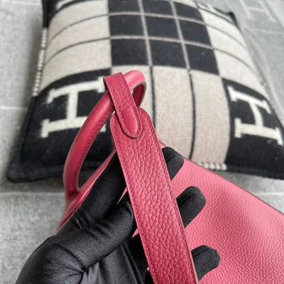 LINDY 26 CLEMENCE LEATHER ROUGE GRENAT WITH GOLD HARDWARE (GHW) - 4