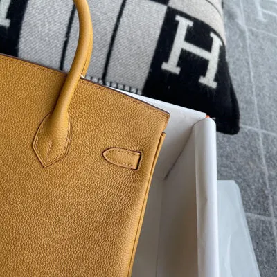 BIRKIN 25 TOGO LEATHER SESAME WITH GOLD HARDWARE (GHW) - 3