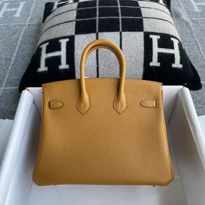 BIRKIN 25 TOGO LEATHER SESAME WITH GOLD HARDWARE (GHW) - 2