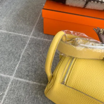 MINI LINDY 20 CLEMENCE LEATHER LIME WITH PALLADIUM HARDWARE (PHW) - 4