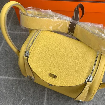 MINI LINDY 20 CLEMENCE LEATHER LIME WITH PALLADIUM HARDWARE (PHW) - 3