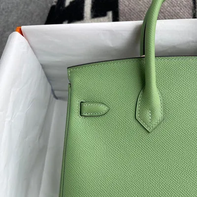 BIRKIN 25 EPSOM LEATHER VERT CRIQUET WITH GOLD HARDWARE (GHW) - 4