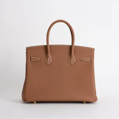 BIRKIN 30 TOGO LEATHER GOLD WITH GOLD HARDWARE (GHW) - 2