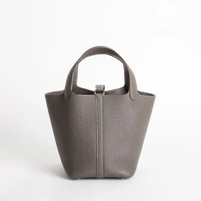 PICOTIN 18 LOCK CLEMENCE LEATHER ETAIN WITH PALLADIUM HARDWARE (PHW) - 2