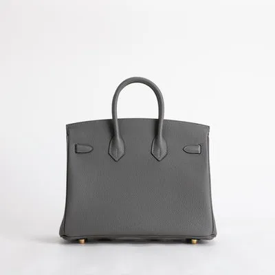BIRKIN 25 TOGO LEATHER GRIS MEYER WITH GOLD HARDWARE (GHW) - 2