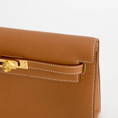 KELLY DANSE EVERCOLOR LEATHER GOLD WITH GOLD HARDWARE (GHW) - 5