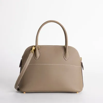 BOLIDE 27 EPSOM LEATHER  ETOUPE WITH GOLD HARDWARE (GHW) - 3