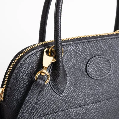 BOLIDE 27 EPSOM LEATHER NOIR (BLACK) WITH GOLD HARDWARE (GHW) - 3