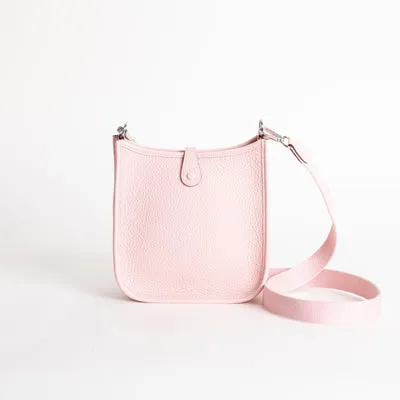 MINI EVELYNE (TPM) CLEMENCE LEATHER ROSE SAKURA WITH PALLADIUM HARDWARE (PHW) - 3
