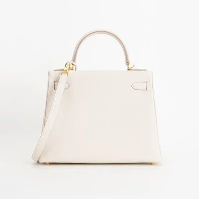 KELLY 28 TOGO LEATHER CRAIE WITH GOLD HARDWARE (GHW) - 3