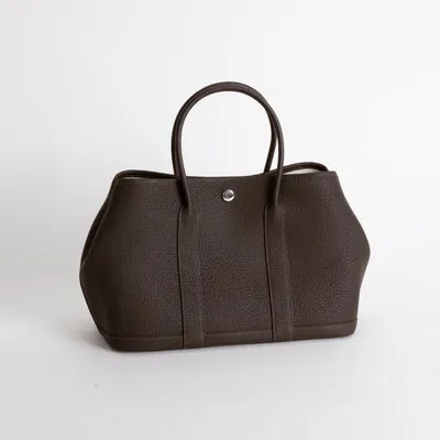 GARDEN PARTY 30 NEGONDA LEATHER EBENE WITH PALLADIUM HARDWARE (PHW) - 2