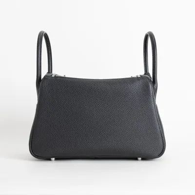 LINDY 30 CLEMENCE LEATHER NOIR (BLACK) WITH PALLADIUM HARDWARE (PHW) - 2