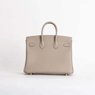 BIRKIN 25 TOGO LEATHER TRENCH WITH GOLD HARDWARE (GHW) - 2
