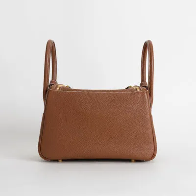 LINDY 26 CLEMENCE LEATHER GOLD WITH GOLD HARDWARE (GHW) - 3