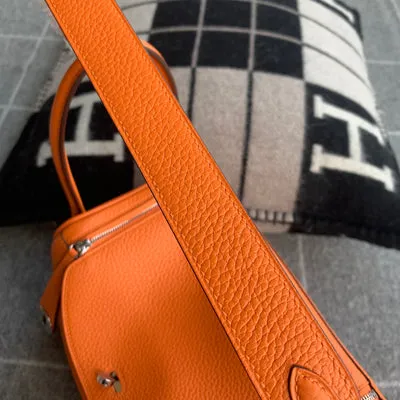 LINDY 26 CLEMENCE LEATHER ORANGE WITH PALLADIUM HARDWARE (PHW) - 5