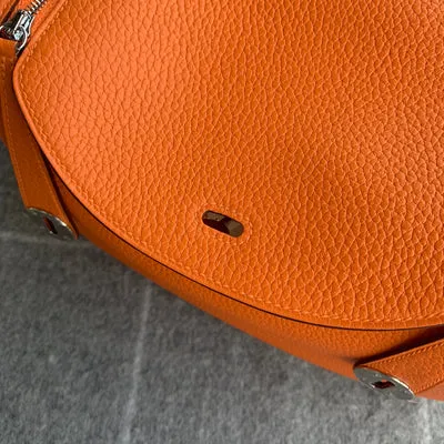 LINDY 26 CLEMENCE LEATHER ORANGE WITH PALLADIUM HARDWARE (PHW) - 6