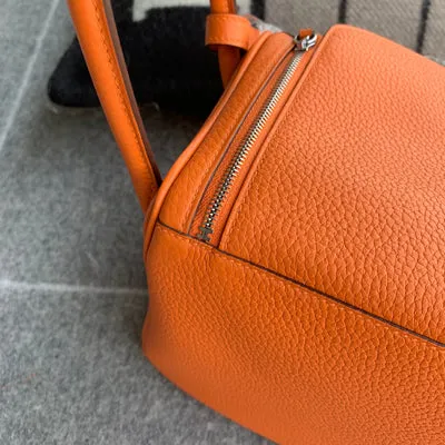 LINDY 26 CLEMENCE LEATHER ORANGE WITH PALLADIUM HARDWARE (PHW) - 7