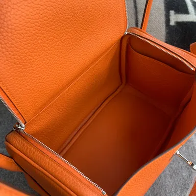 LINDY 26 CLEMENCE LEATHER ORANGE WITH PALLADIUM HARDWARE (PHW) - 8