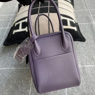 LINDY 26 CLEMENCE LEATHER RAISIN WITH PALLADIUM HARDWARE (PHW) - 4