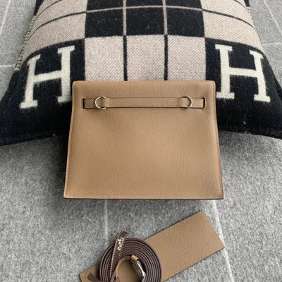 KELLY DANSE EVERCOLOR LEATHER BEIGE DE WEIMAR WITH PALLADIUM HARDWARE (PHW) - 3